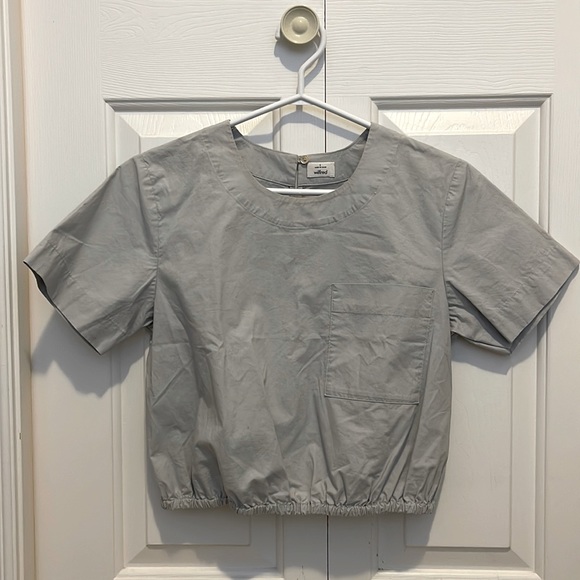 Aritzia Wilfred cropped 100% cotton T in S - Picture 1 of 5